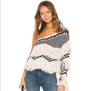 House Of Harlow Noa One Shoulder Sweater